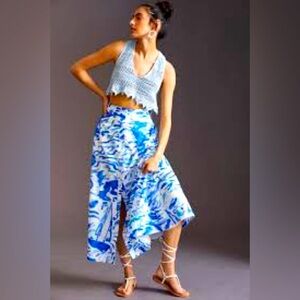 Maeve A-Line Printed Maxi Skirt.